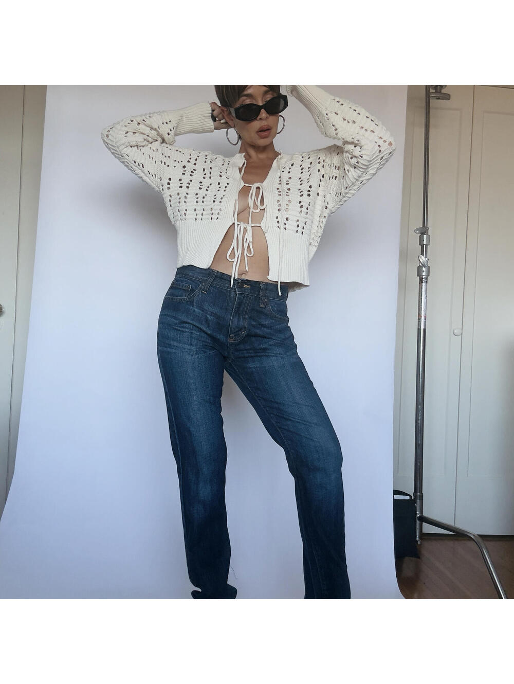 Cream Knit Cardigan